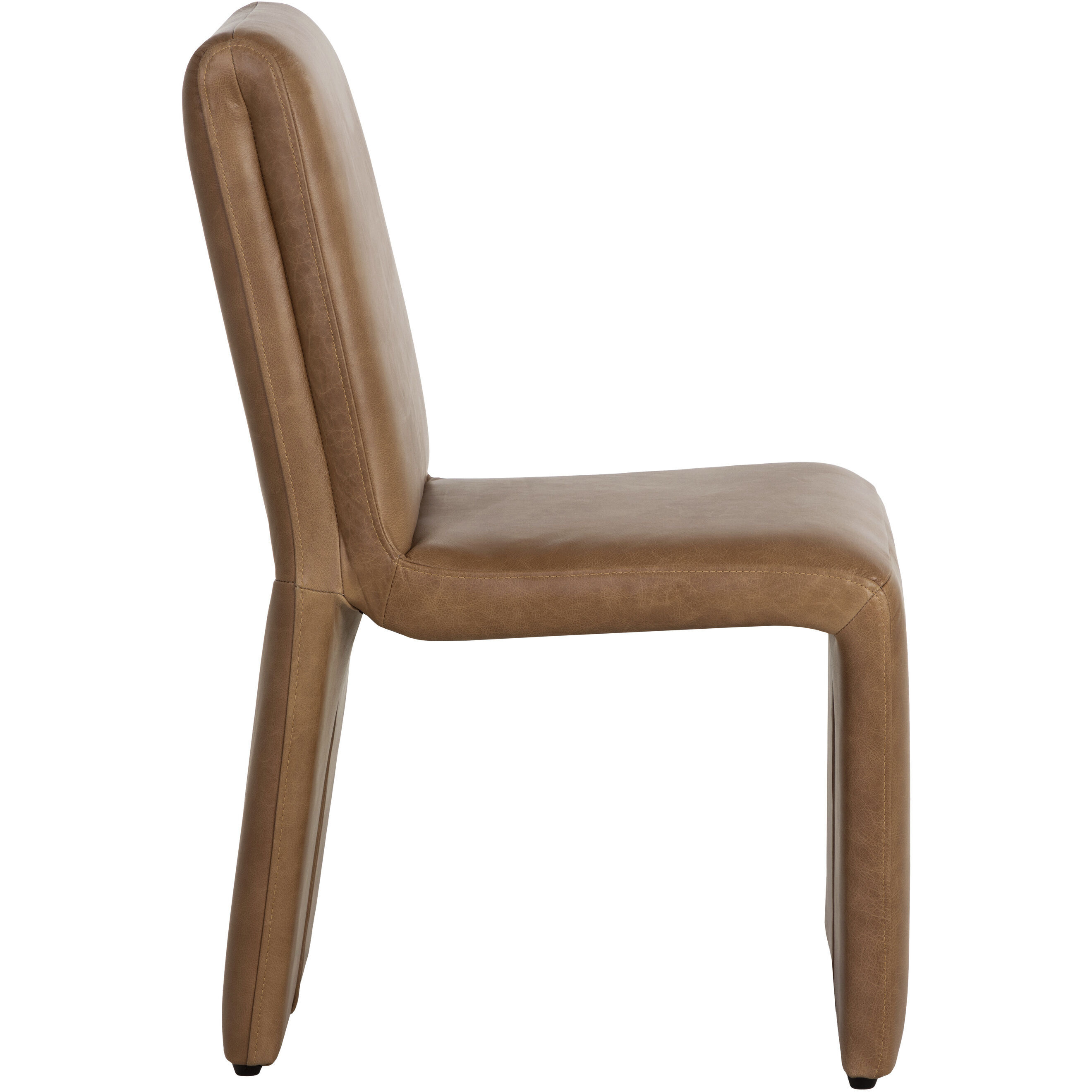 Cascata Marseille Camel Leather Dining Chair